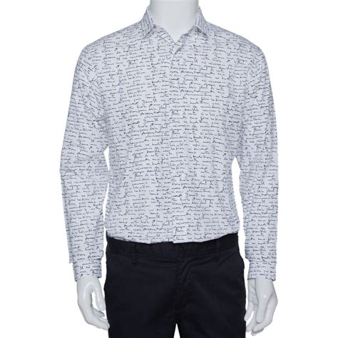 dior shirt mens price|dior long sleeve shirt men.